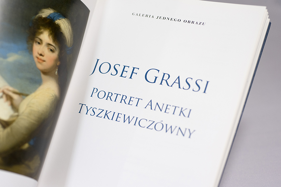 Josef Grassi. Portret Anetki Tyszkiewiczówny
